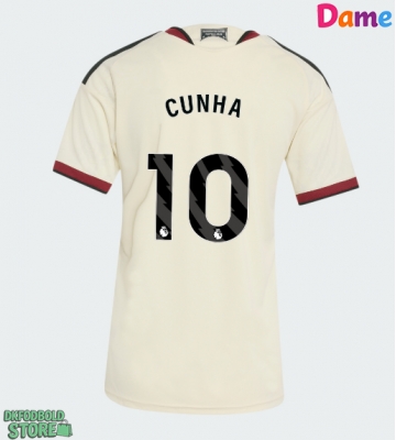 Manchester United Matheus Cunha #10 Replika Tredjetrøje Dame 2026-27 Kortærmet
